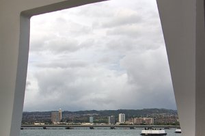 USS Arizona Window to Honolulu